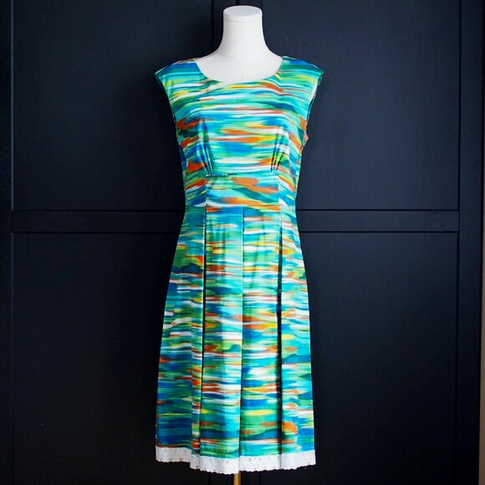Calvin Klein | Cotton Sleeveless Fit & Flare Dress